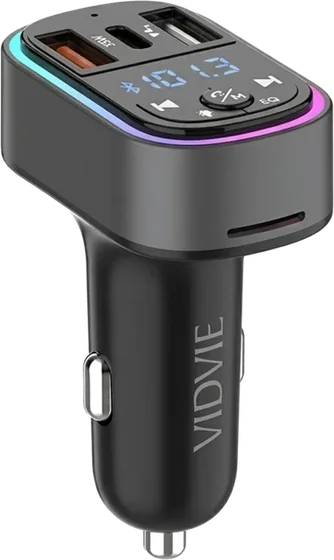 VIDVIE FM05 car charger and FM transmitter